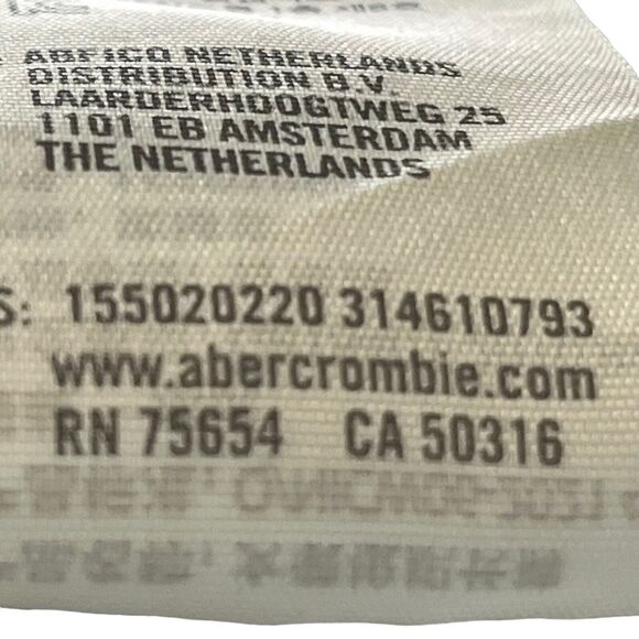 Abercrombie & Fitch 90s Straight Jeans Women’s Size 35 Blue Ultra High Rise - Picture 10 of 13